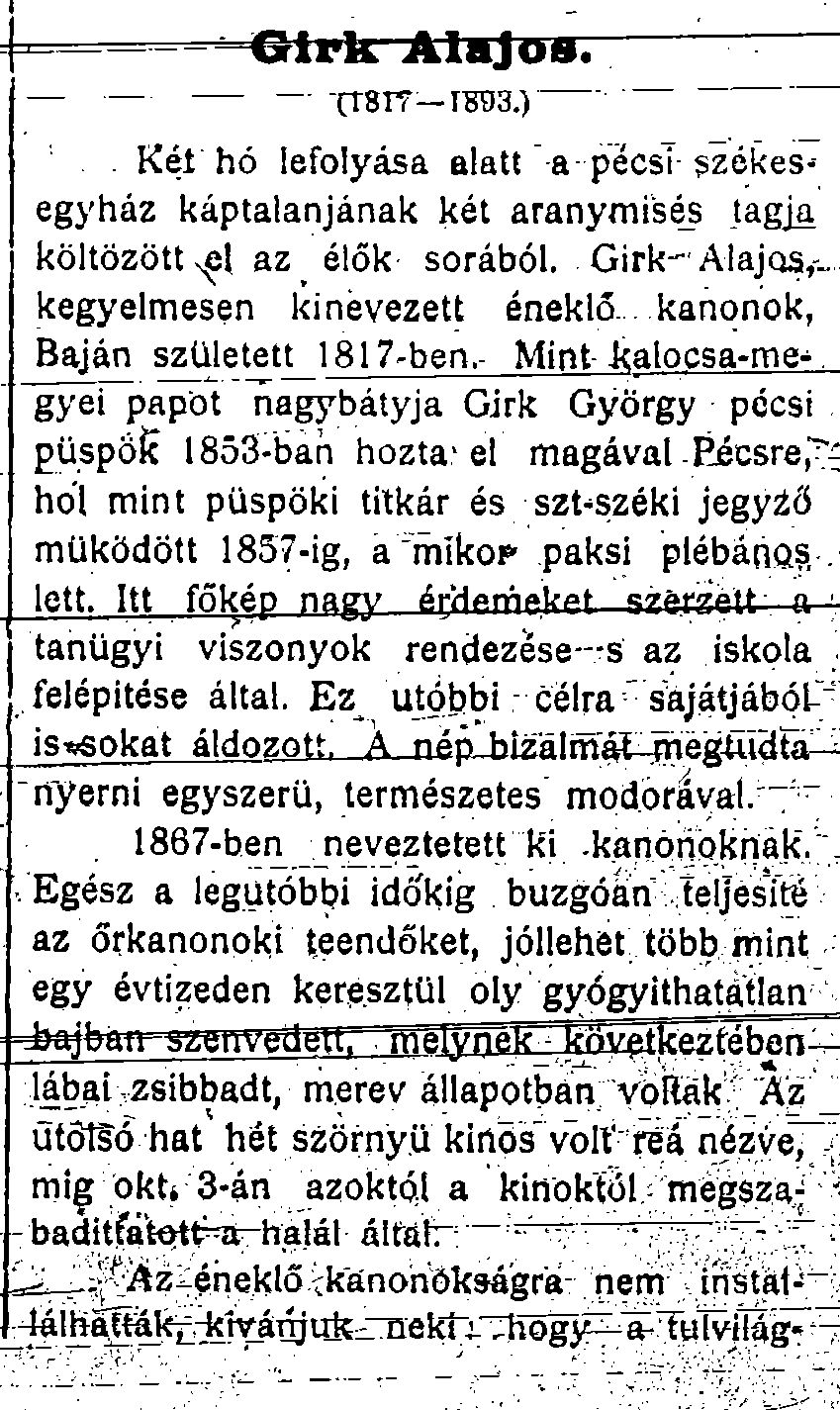 Girk Alajos (1817-1893)