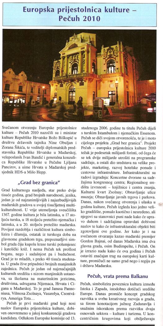 Europska prijestolnice kulture - Pečuh 2010