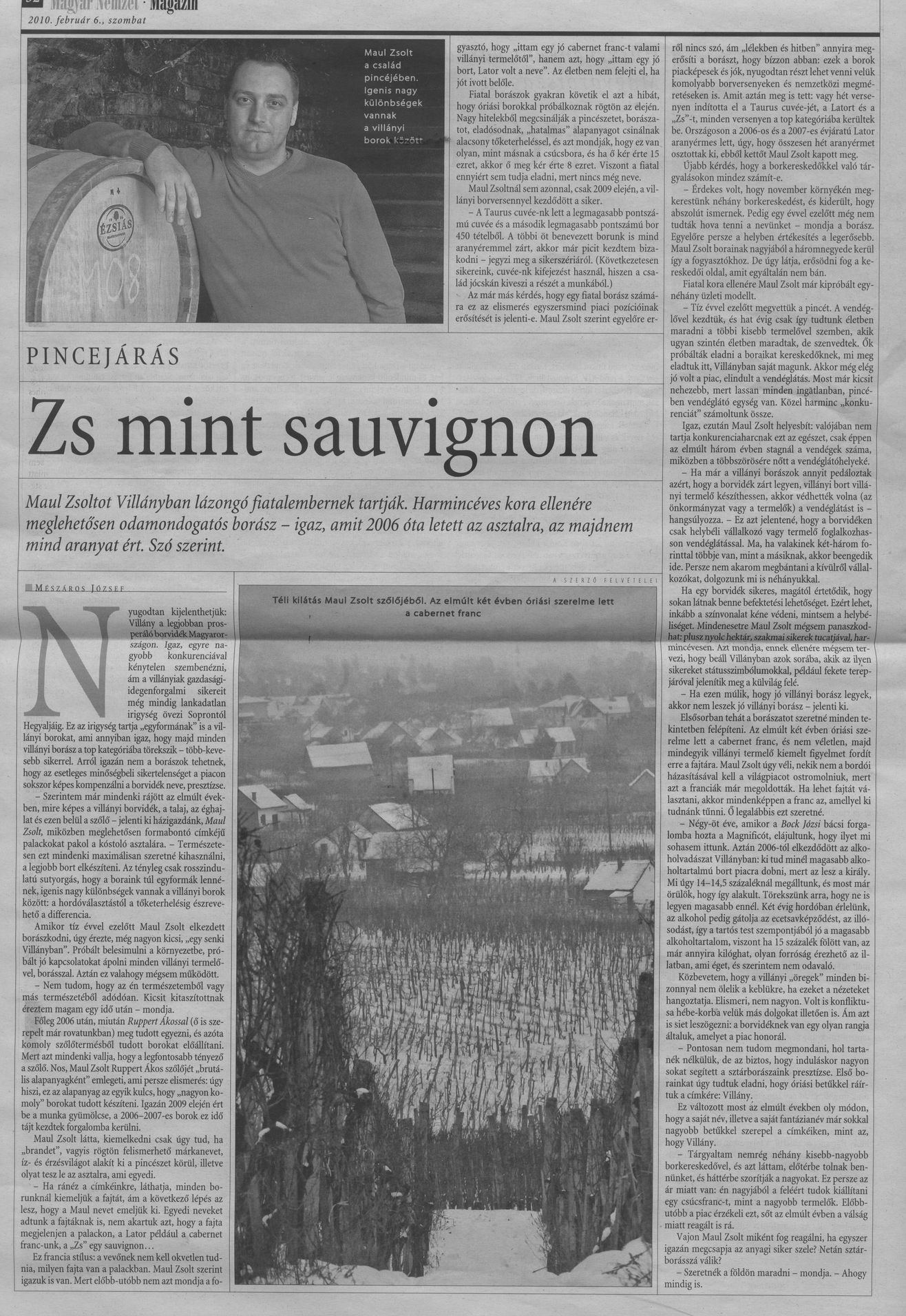 Zs mint sauvignon