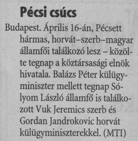 Pécsi csúcs