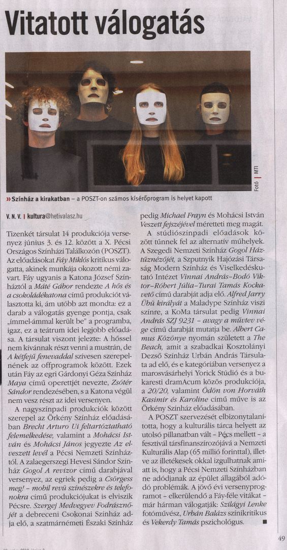 Vitatott válogatás