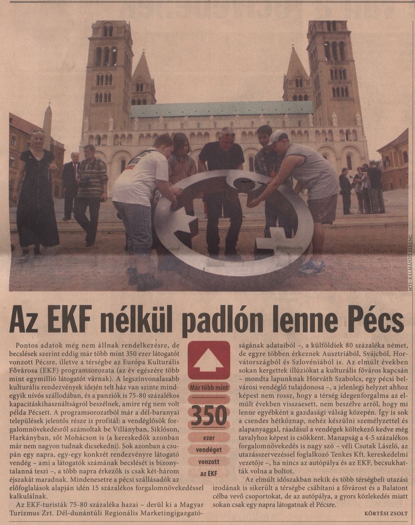 Az EKF nélkül padlón lenne Pécs