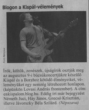 Blogon a Kispál-vélemények