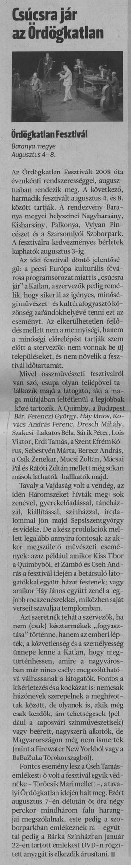 Csúcsra jár az Ördögkatlan