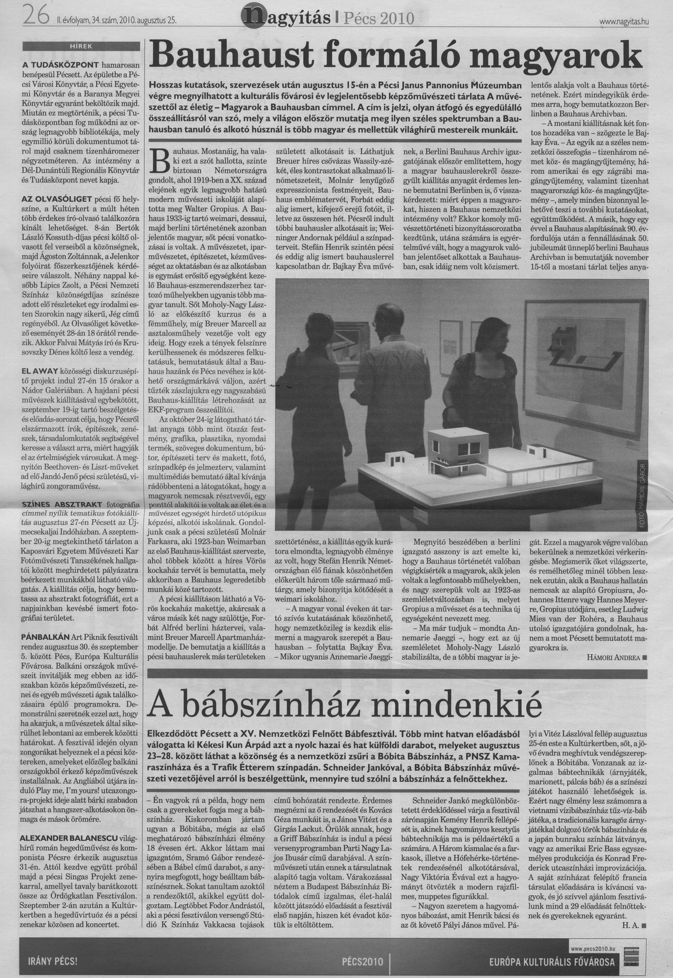 Bauhaust formáló magyarok : A bábszínház mindenkié