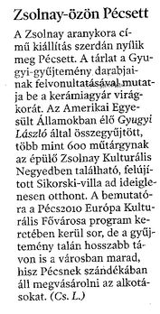 Zsolnay-özön Pécsett