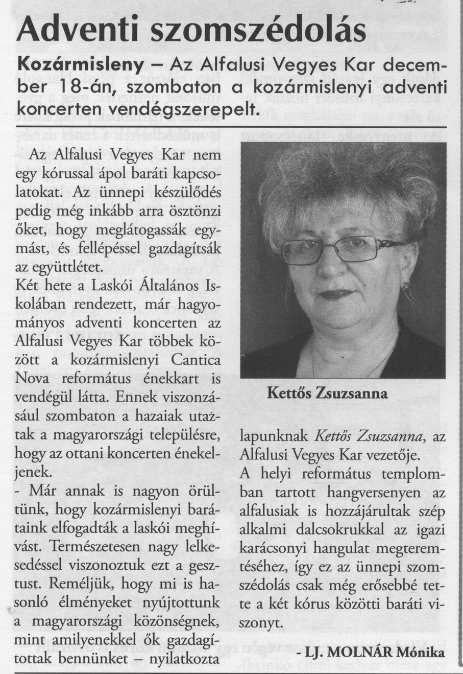 Adventi szomszédolás