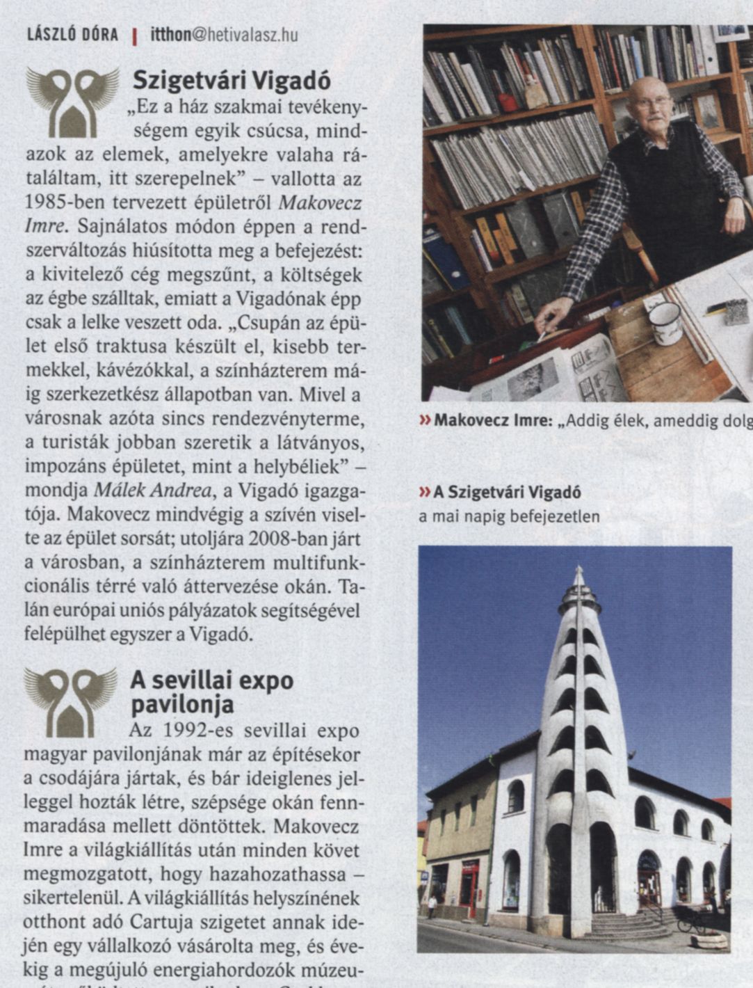 Az eget a földdel : Makovecz Imre hagyatéka