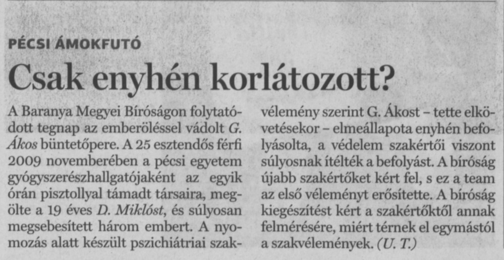 Csak enyhén korlátozott?