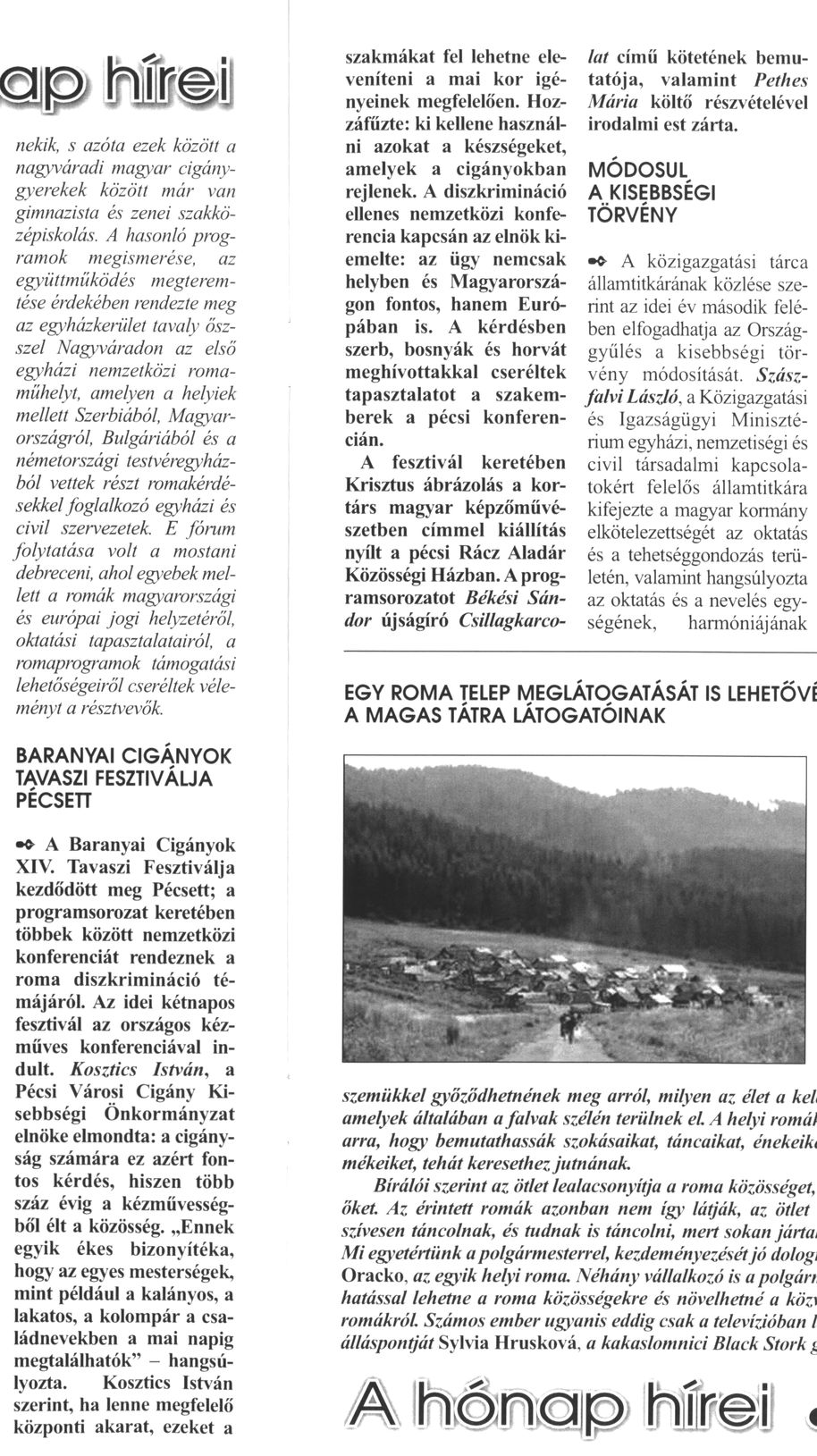 Baranyai cigányok tavaszi fesztiválja Pécsett