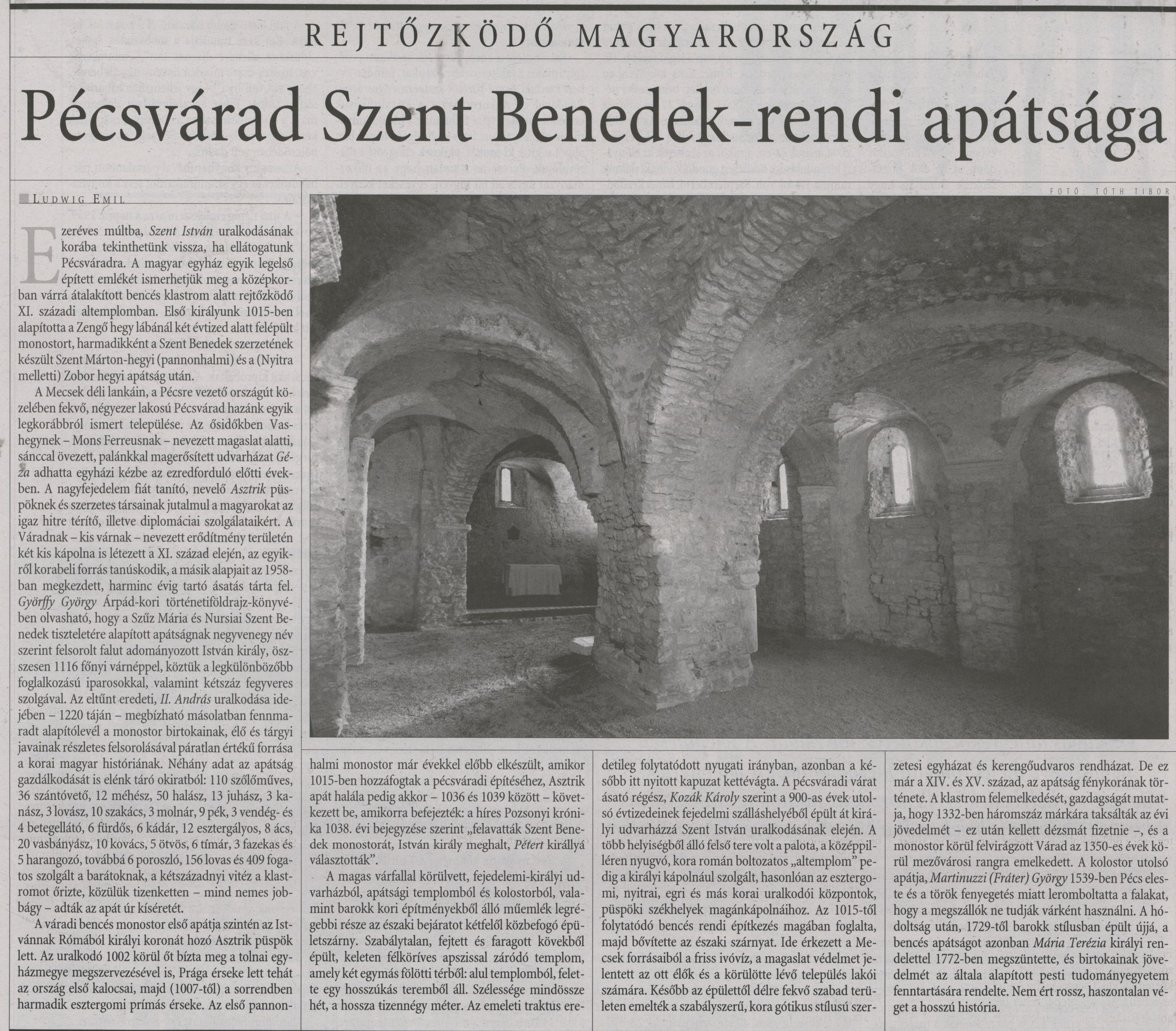 Pécsvárad Szent Benedek-rendi apátsága