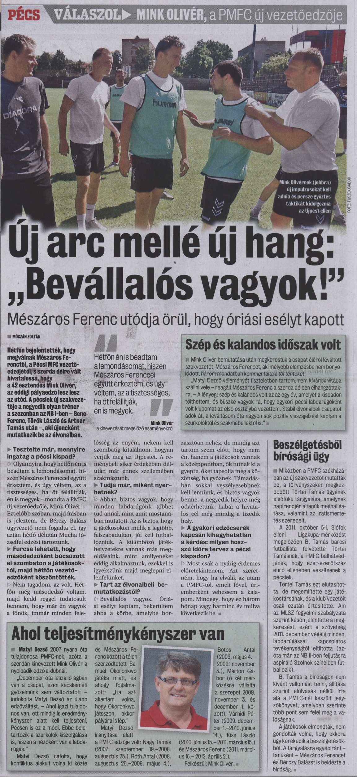 Új arc mellé új hang: "Bevállalós vagyok!" Mészáros Ferenc utódja örül, hogy óriási esélyt kapott