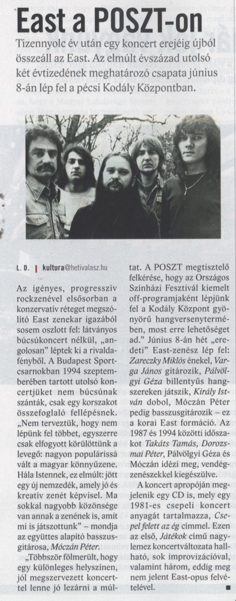 East a POSZT-on