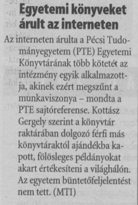 Egyetemi könyveket árult az interneten