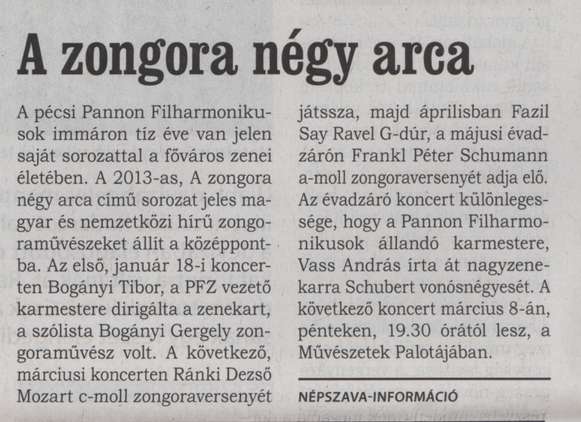 A zongora négy arca