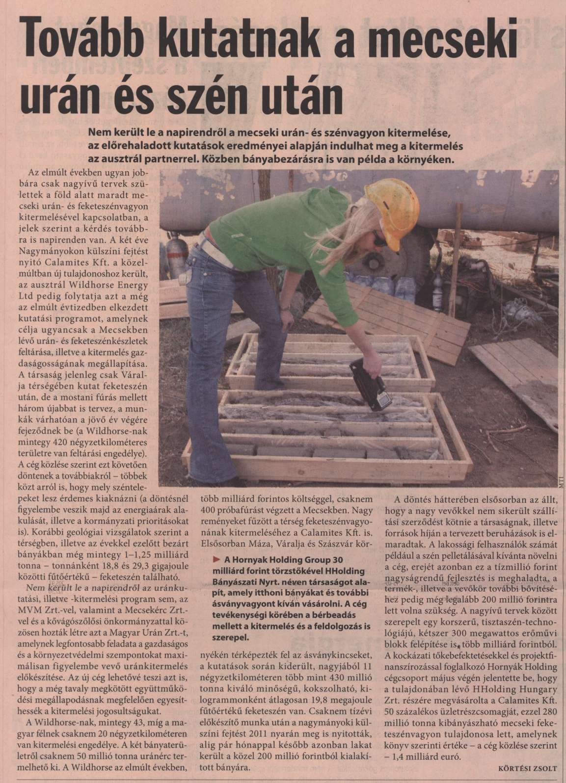 Tovább kutatnak a mecseki urán és szén után