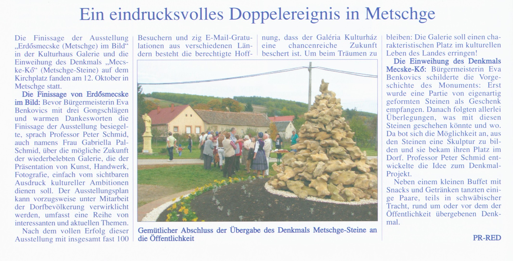 Ein eindrucksvolles Doppelereignis in Metschge