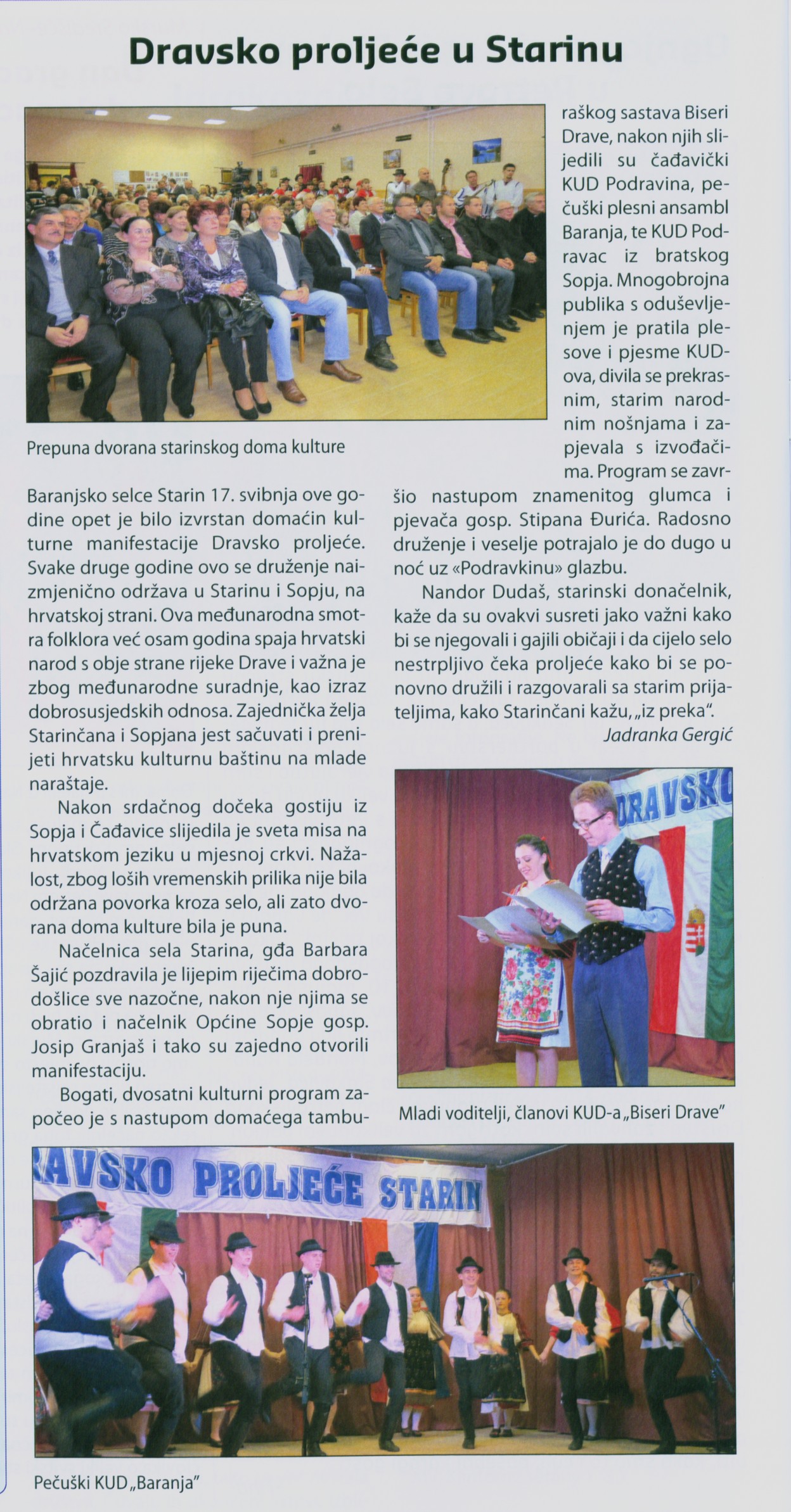 Dravsko proljeće u Starinu