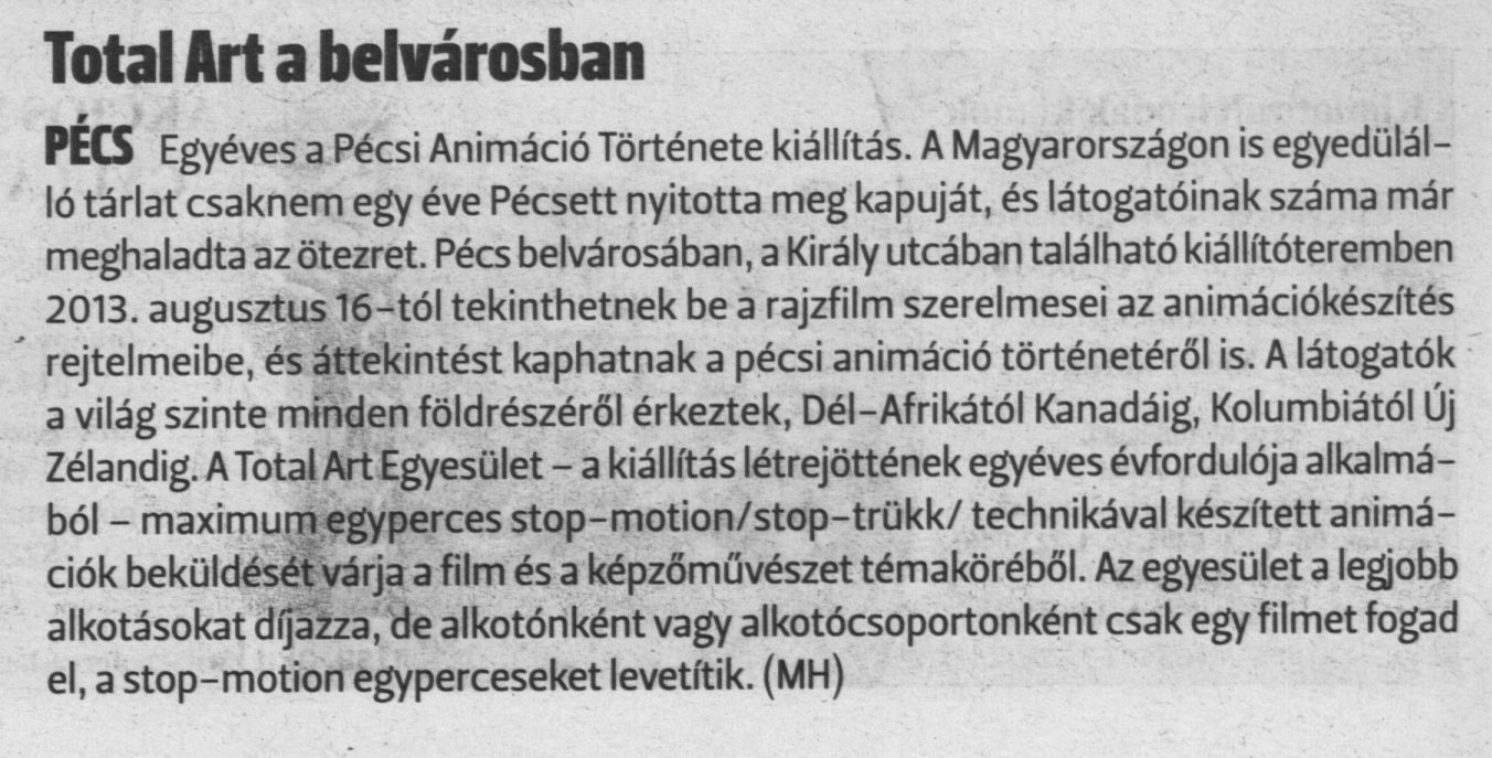 Total Art a belvárosban