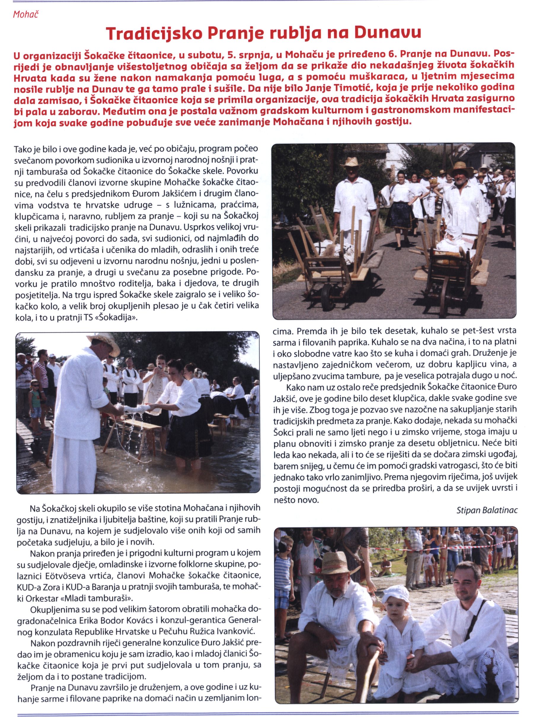 Tradicijsko Pranje rublja na Dunavu