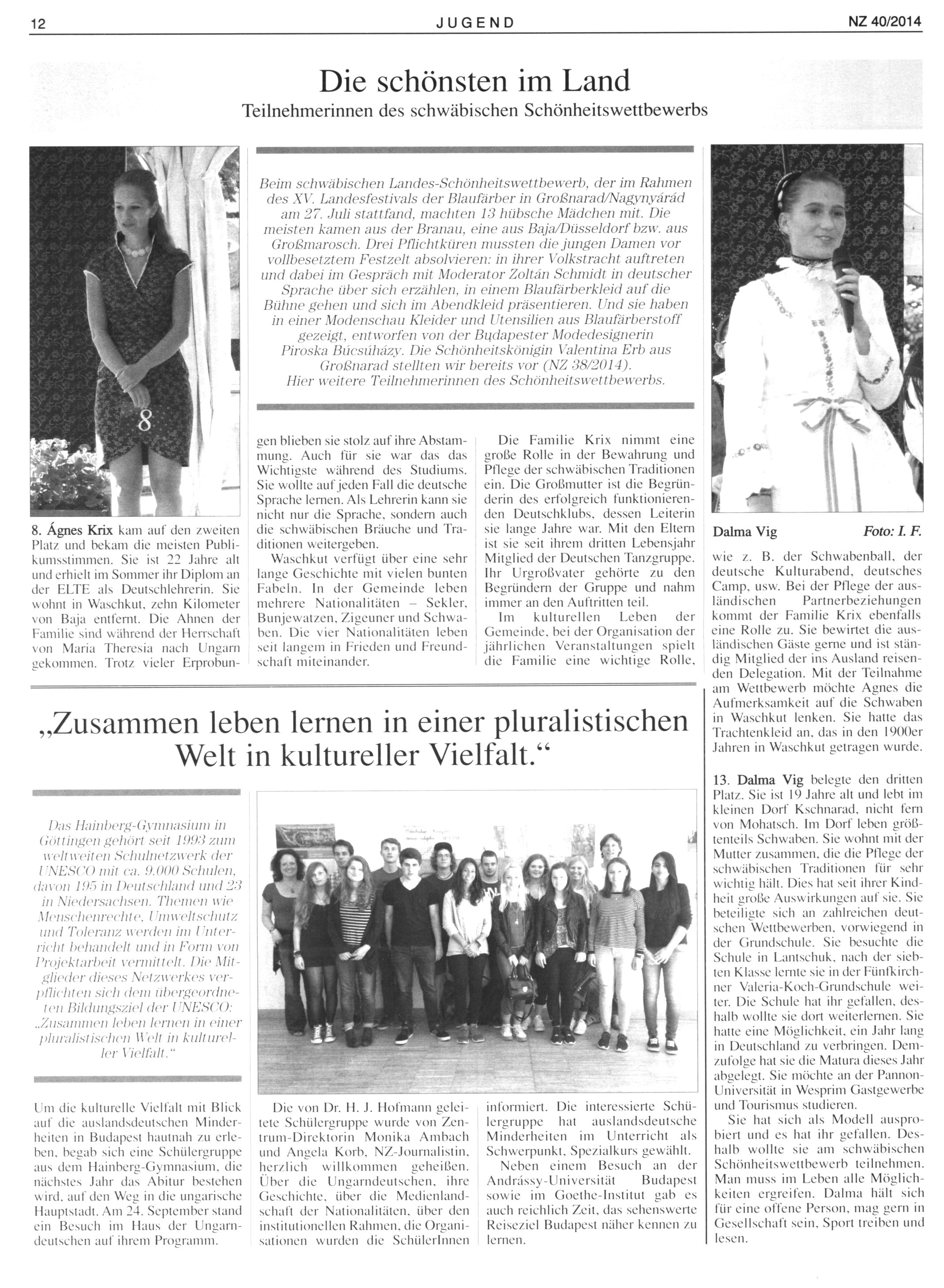 Die Schönsten im Land Teilnehmerinnen des schwäbischen Schönheitswettbewerbs