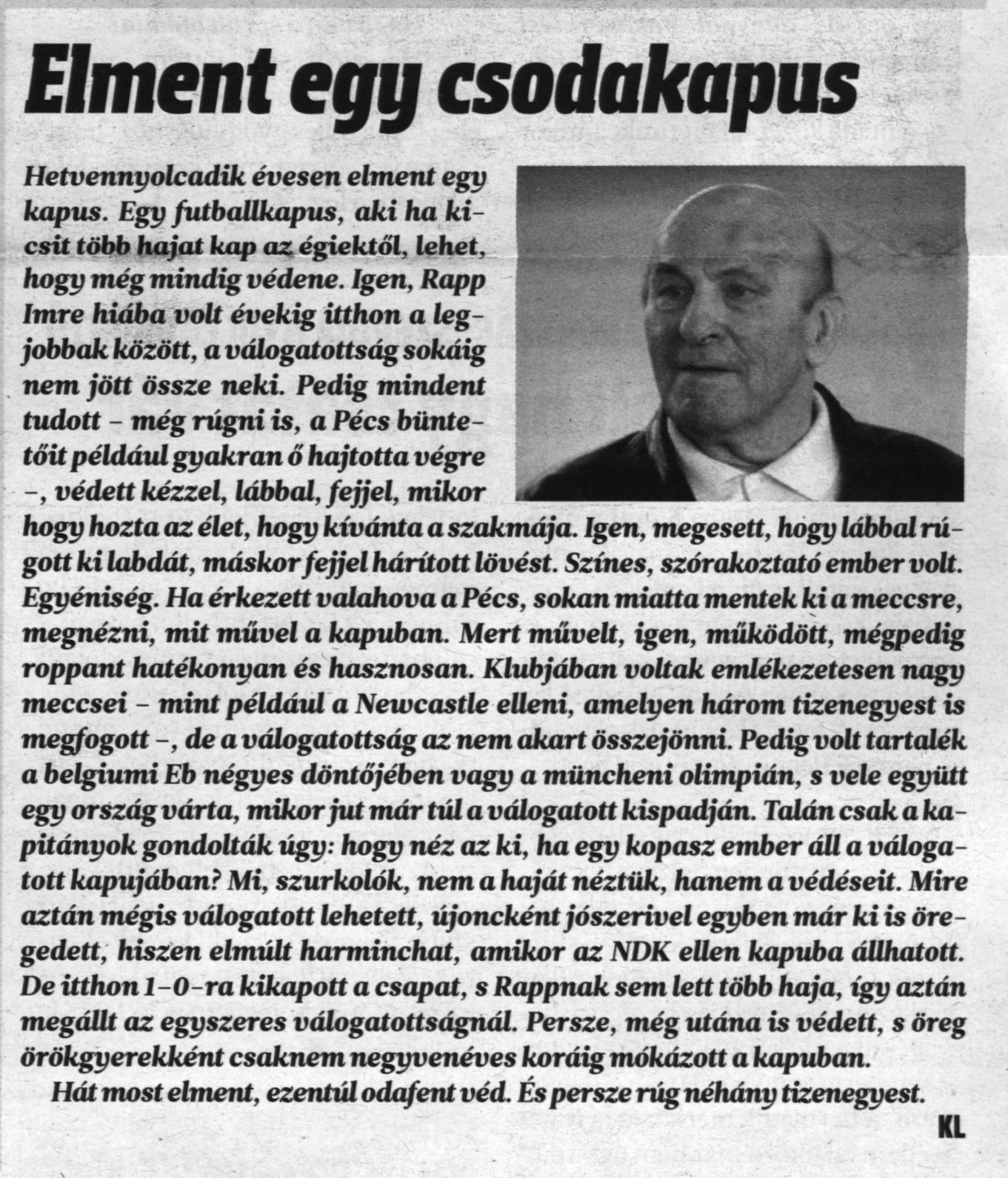 Elment egy csodakapus