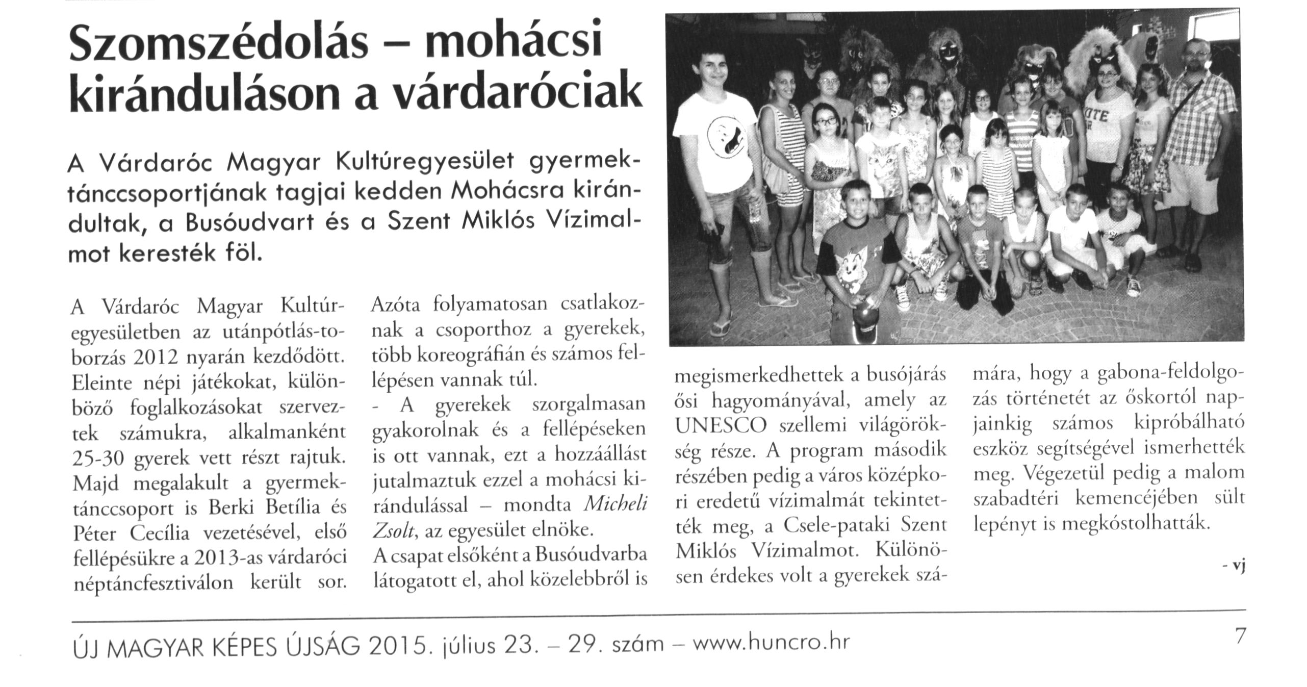 Szomszédolás - mohácsi kiránduláson a várdaróciak
