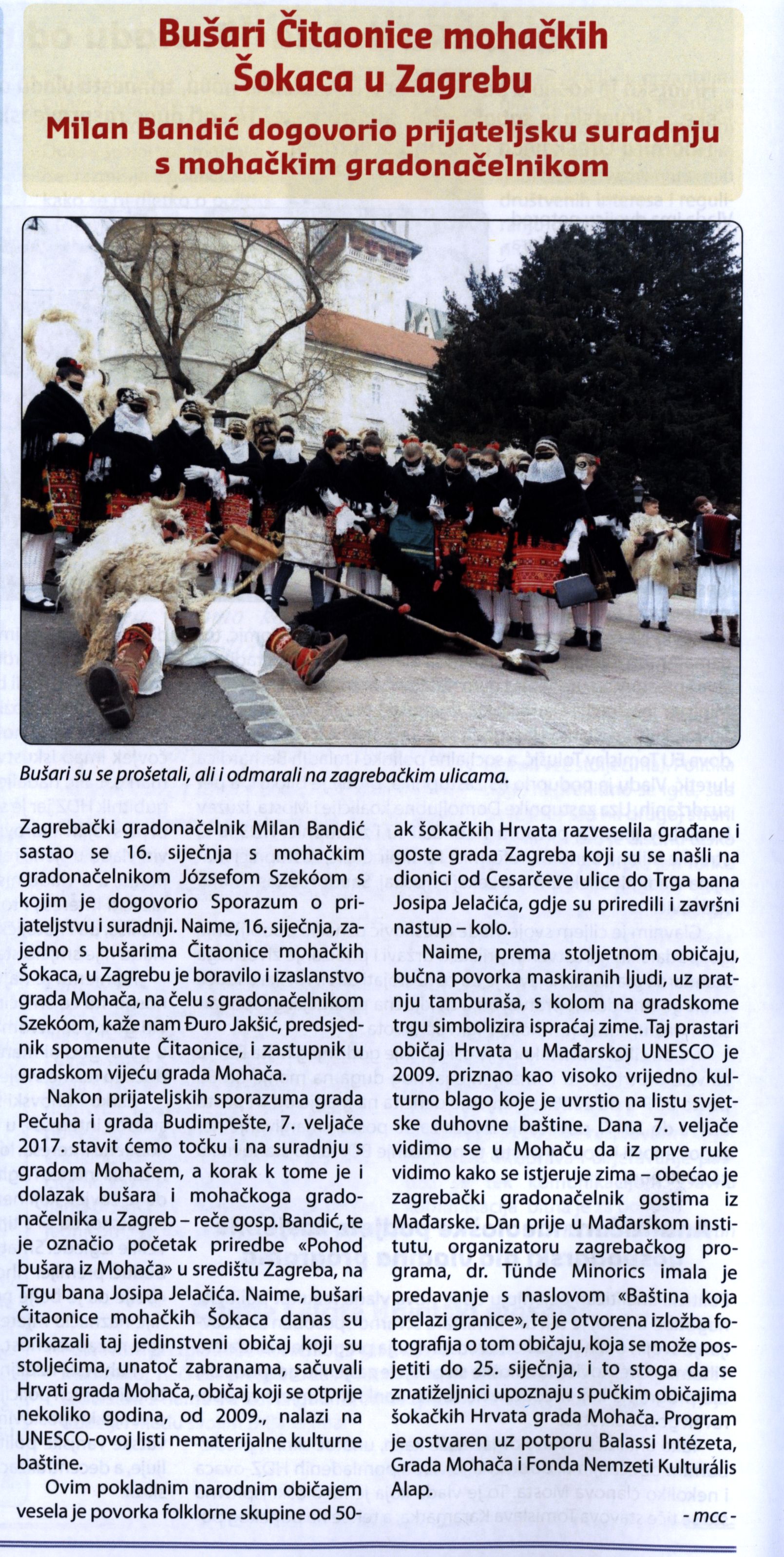 Bušari Čitanoice mohačkih Šokaca u Zagrebu