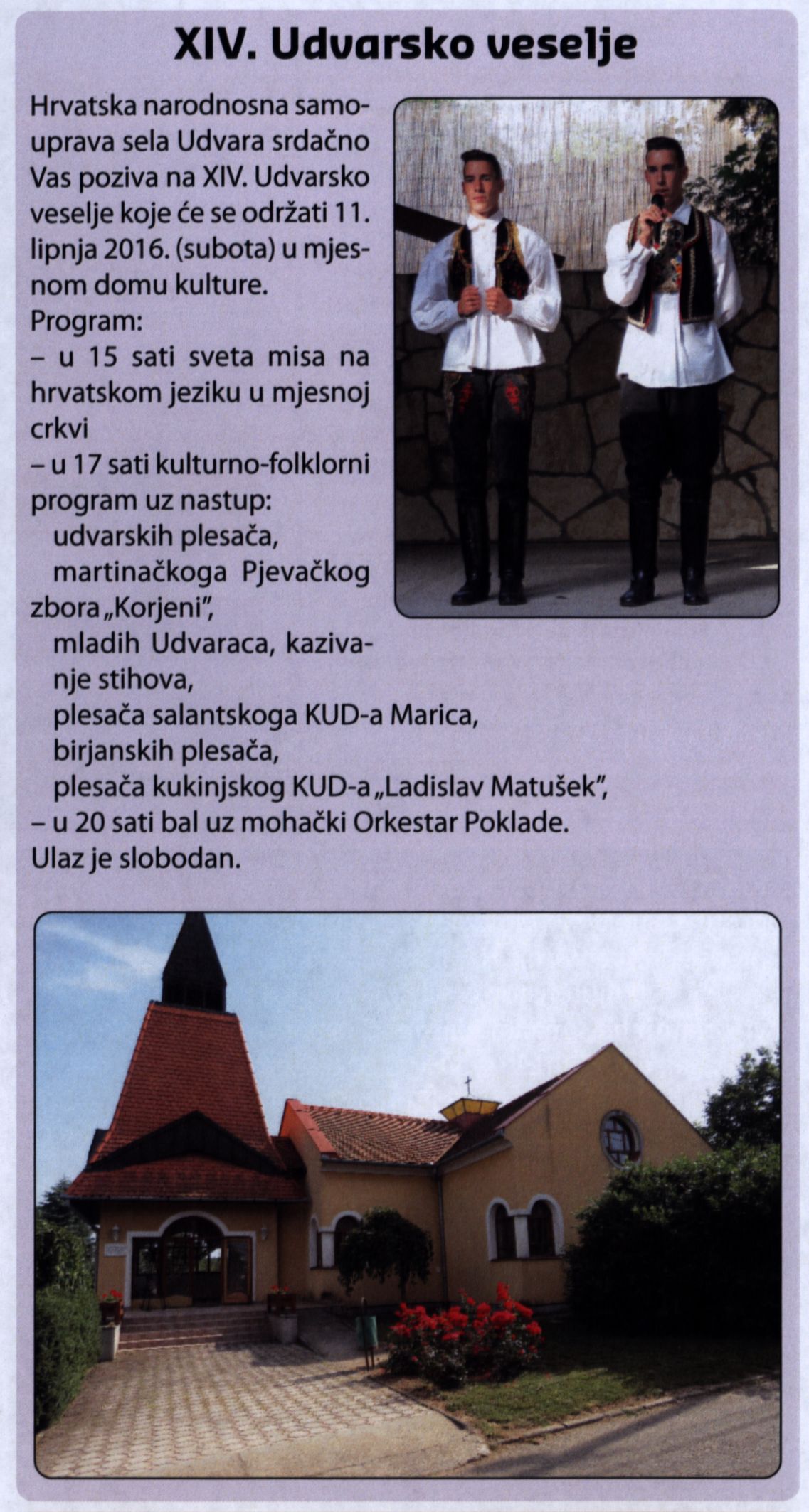 XIV. Udvarsko veselje
