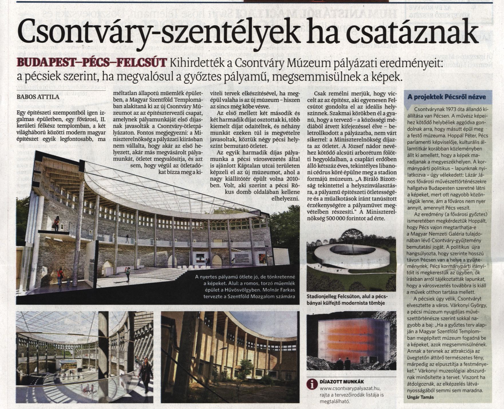 Csontváry-szentélyek ha csatáznak