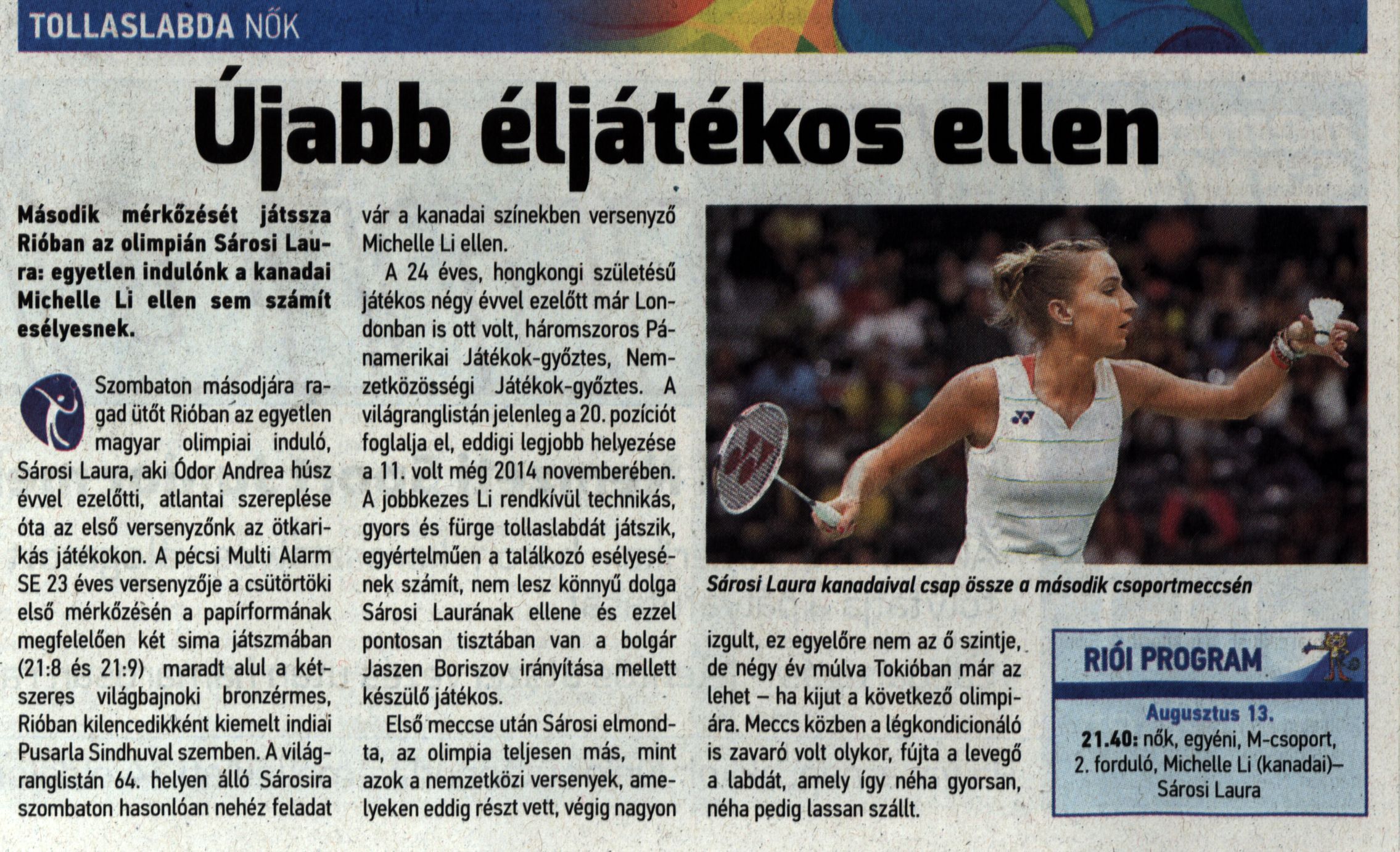 Újabb éljátékos ellen