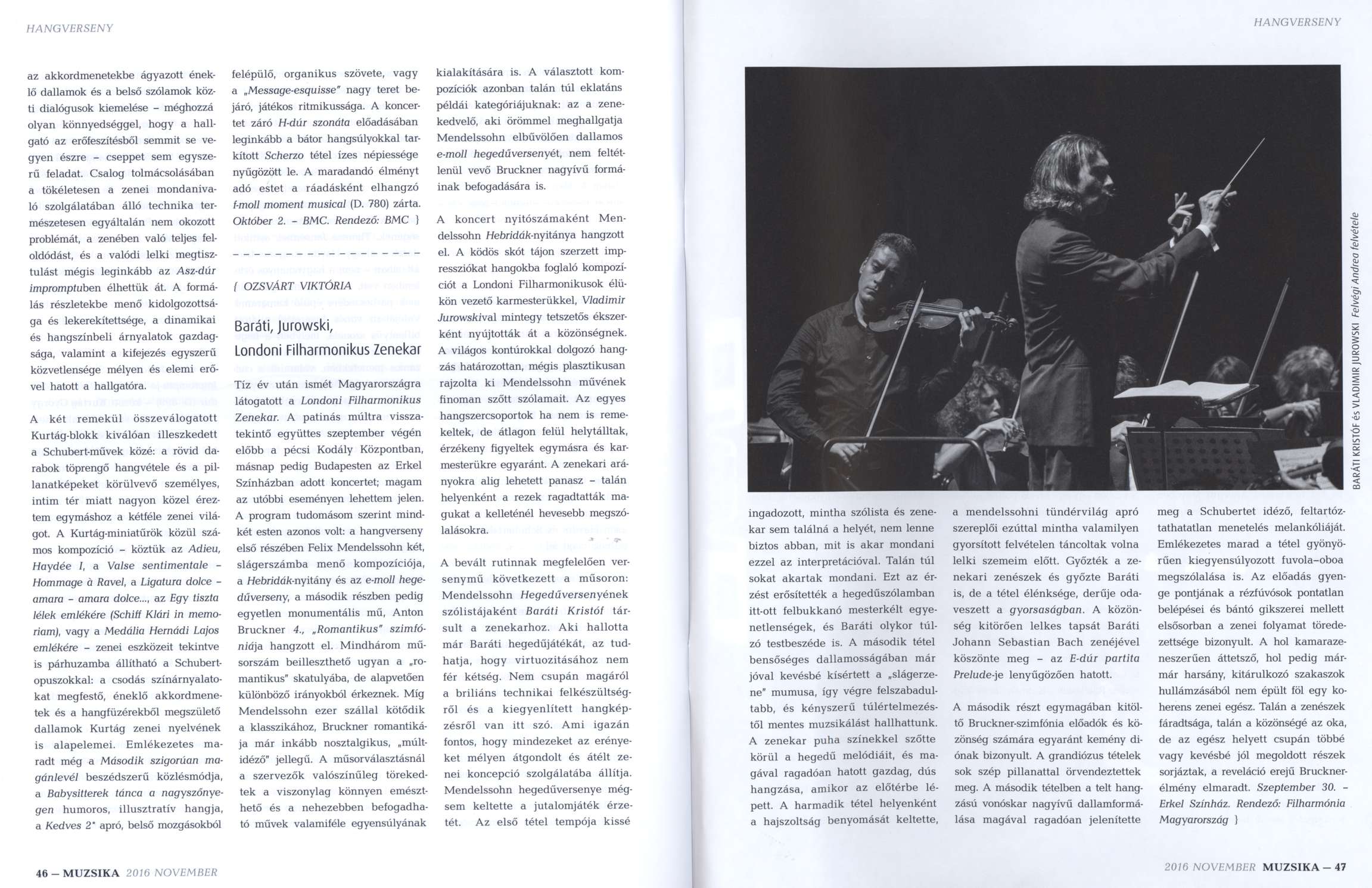 Baráti, Jurowski, Londoni Filharmonikus Zenekar