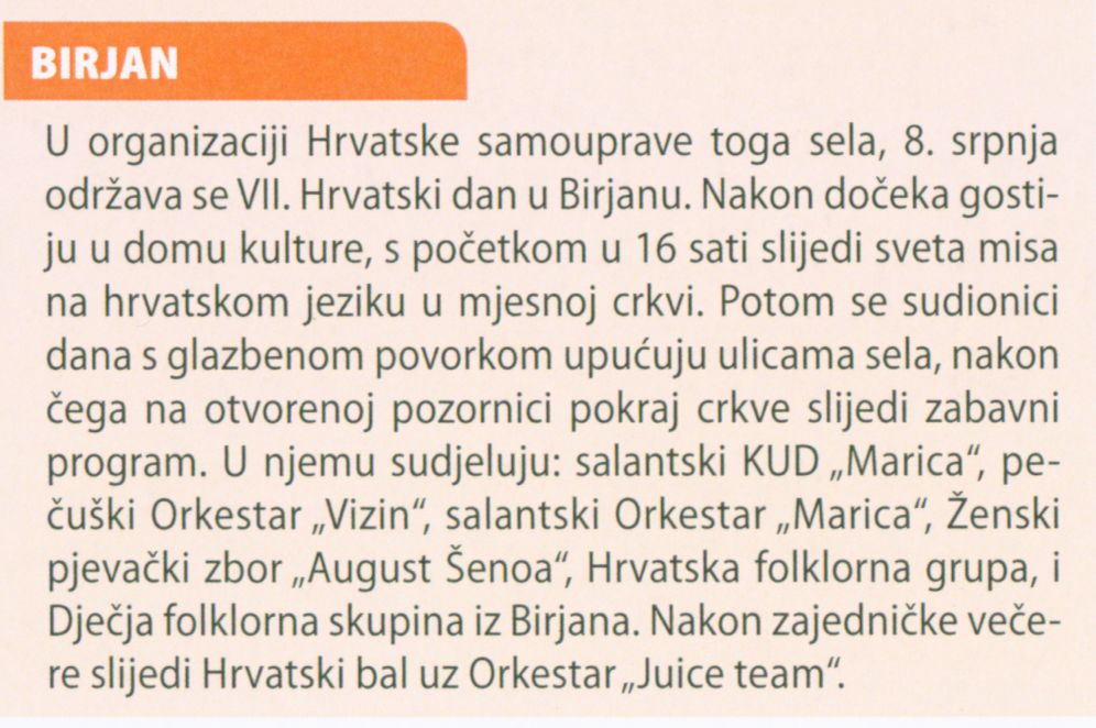 Birjan U organizaciji Hrvatske...