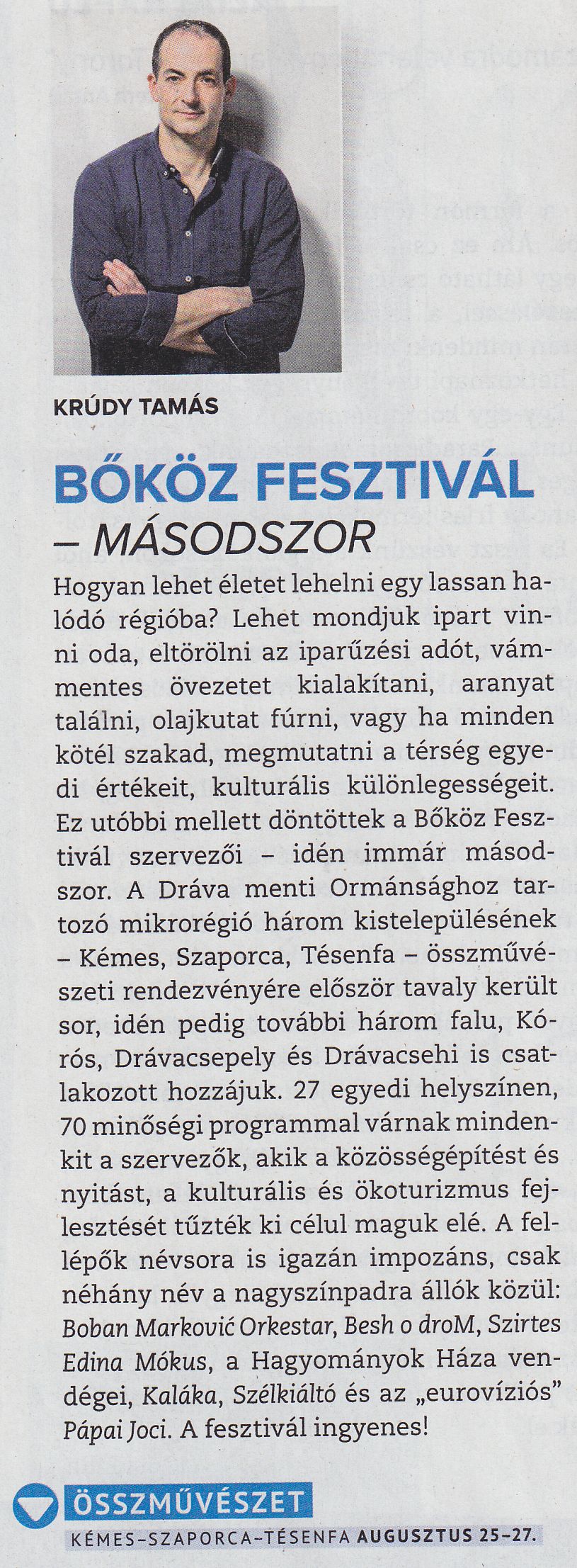 Bőköz fesztivál Másodszor