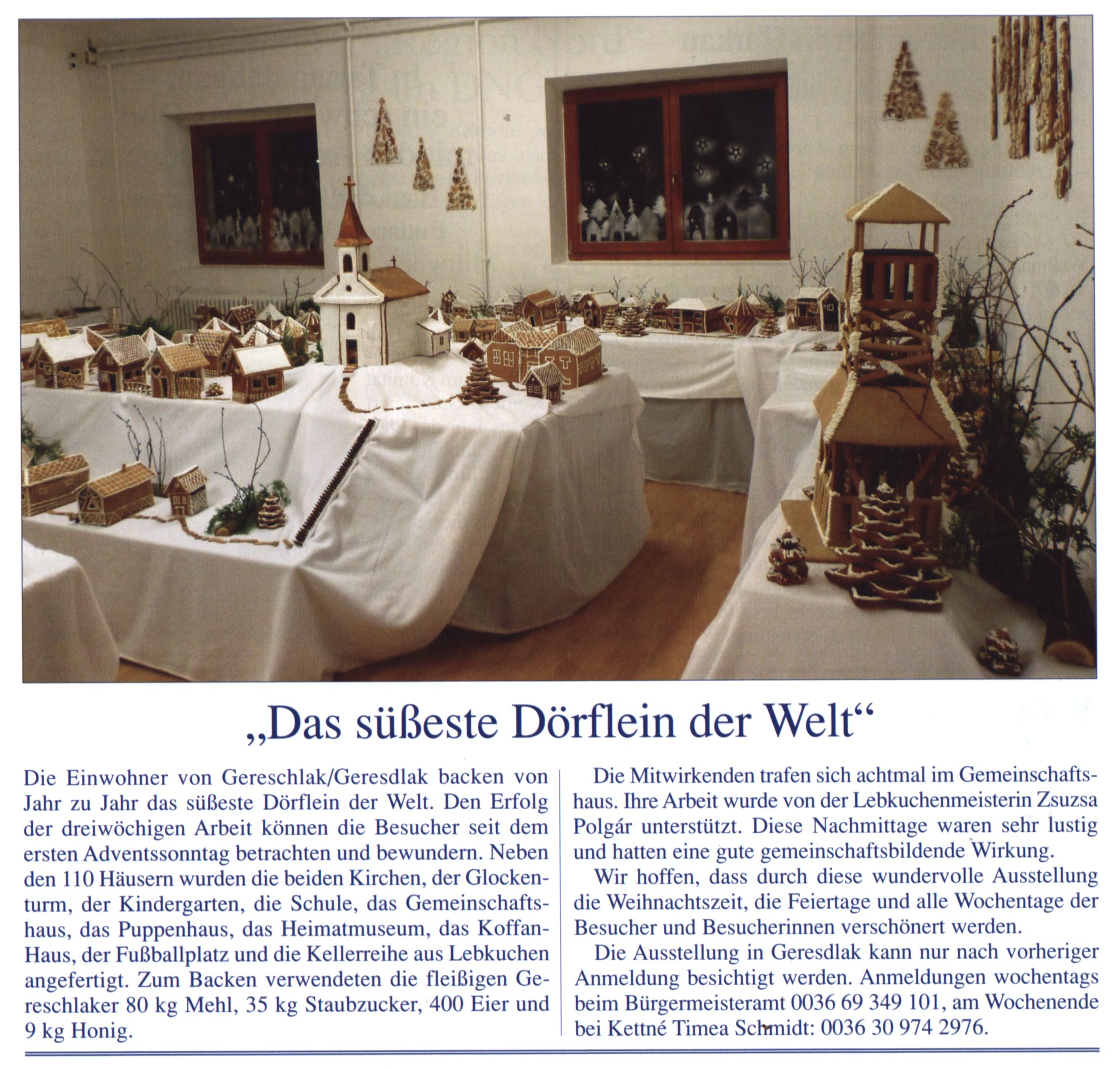 "Das süßeste Dörflein der Welt"