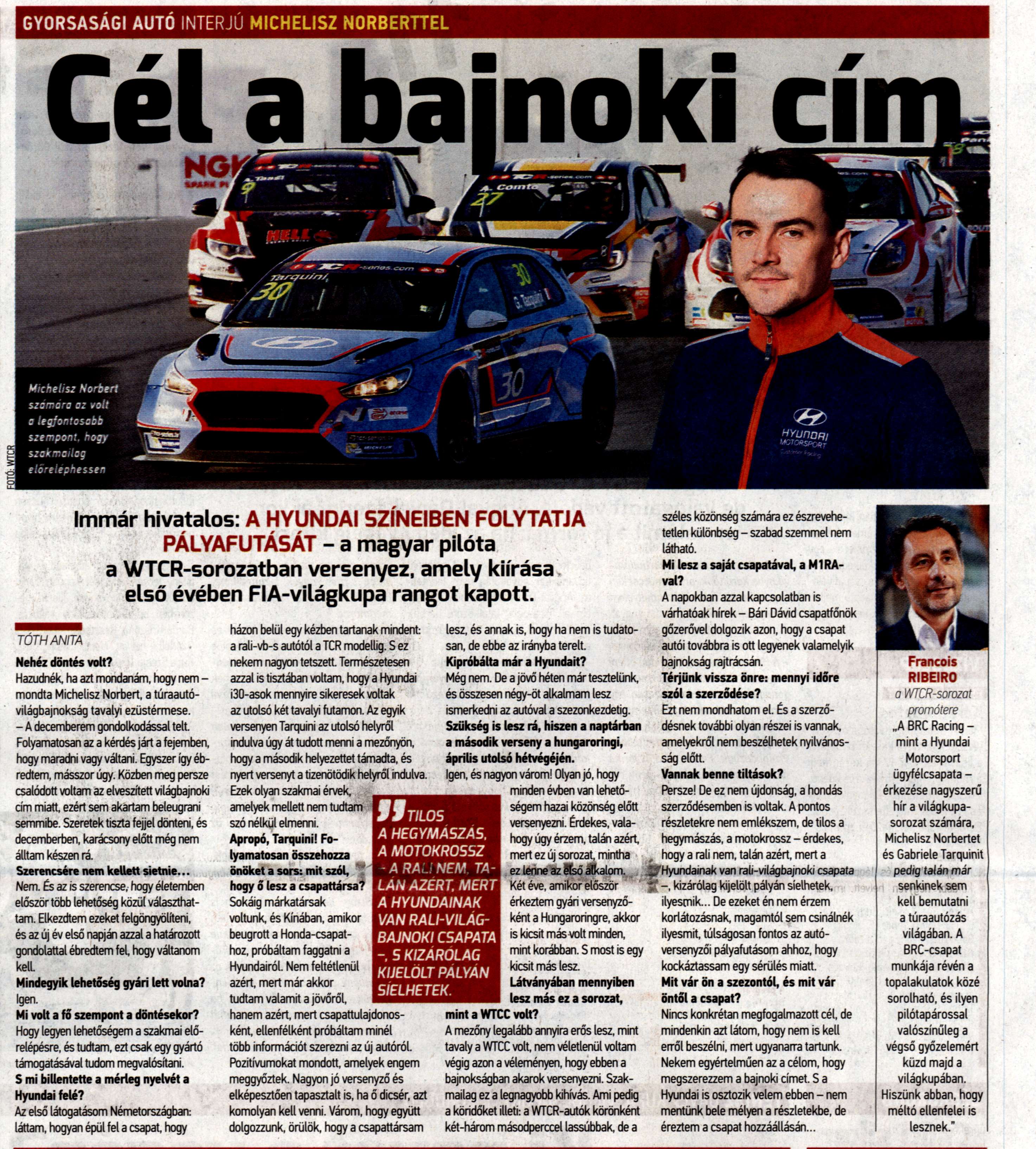Cél a bajnoki cím
