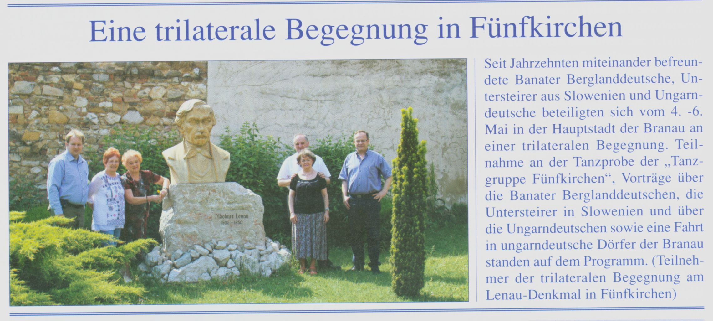 Eine trilaterale Begegnung in Fünfkirchen