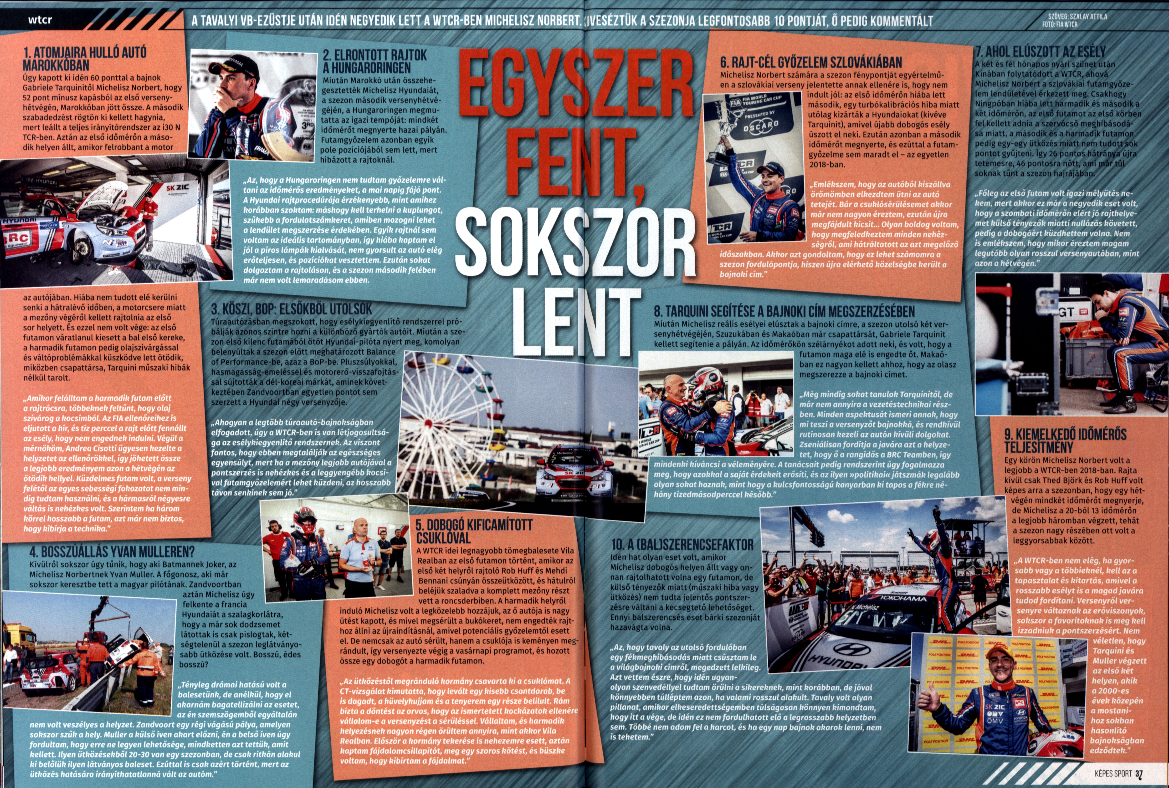 Egyszer fent, sokszor lent