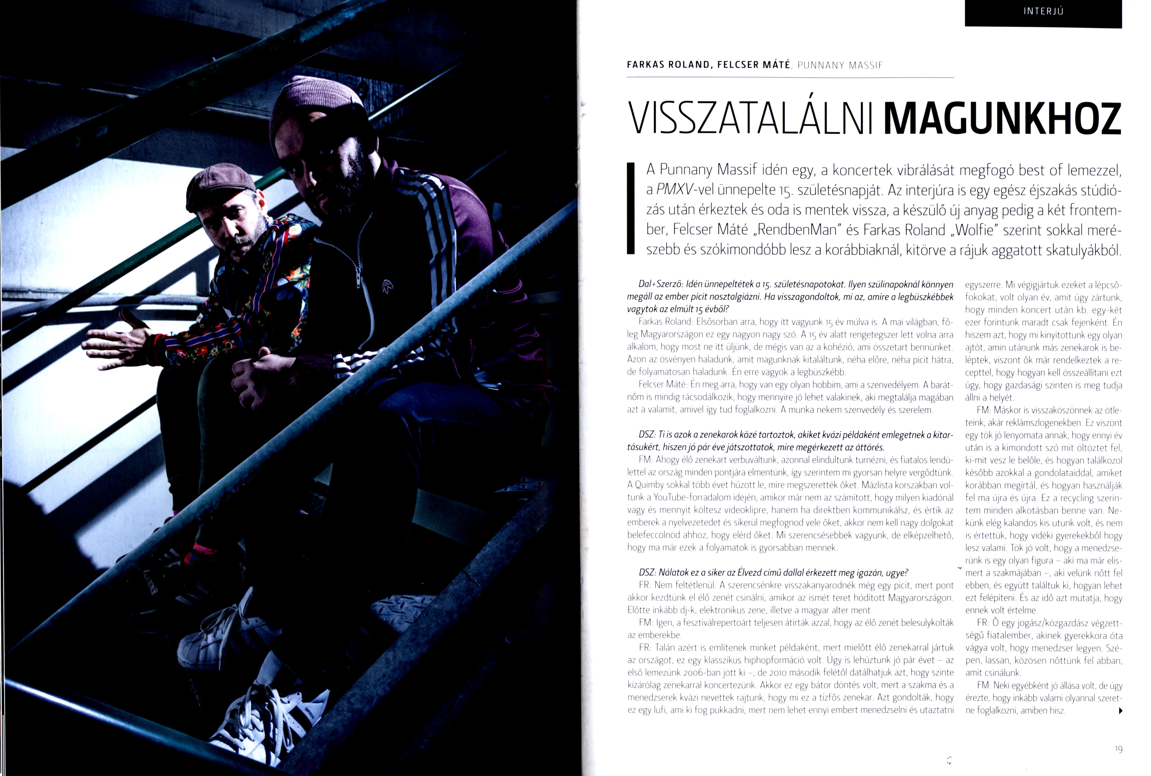 Visszatalálni magunkhoz Farkas Roland, Felcser Máté, Punnany Massif