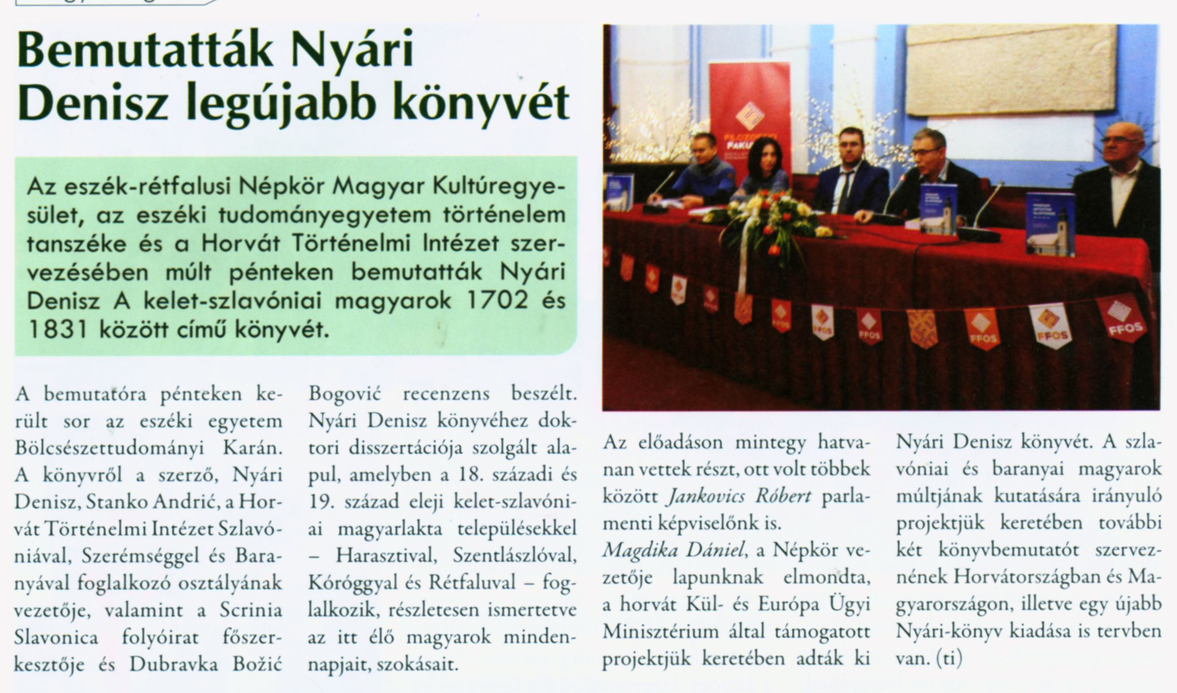 Bemutatták Nyári Denisz legújabb könyvét