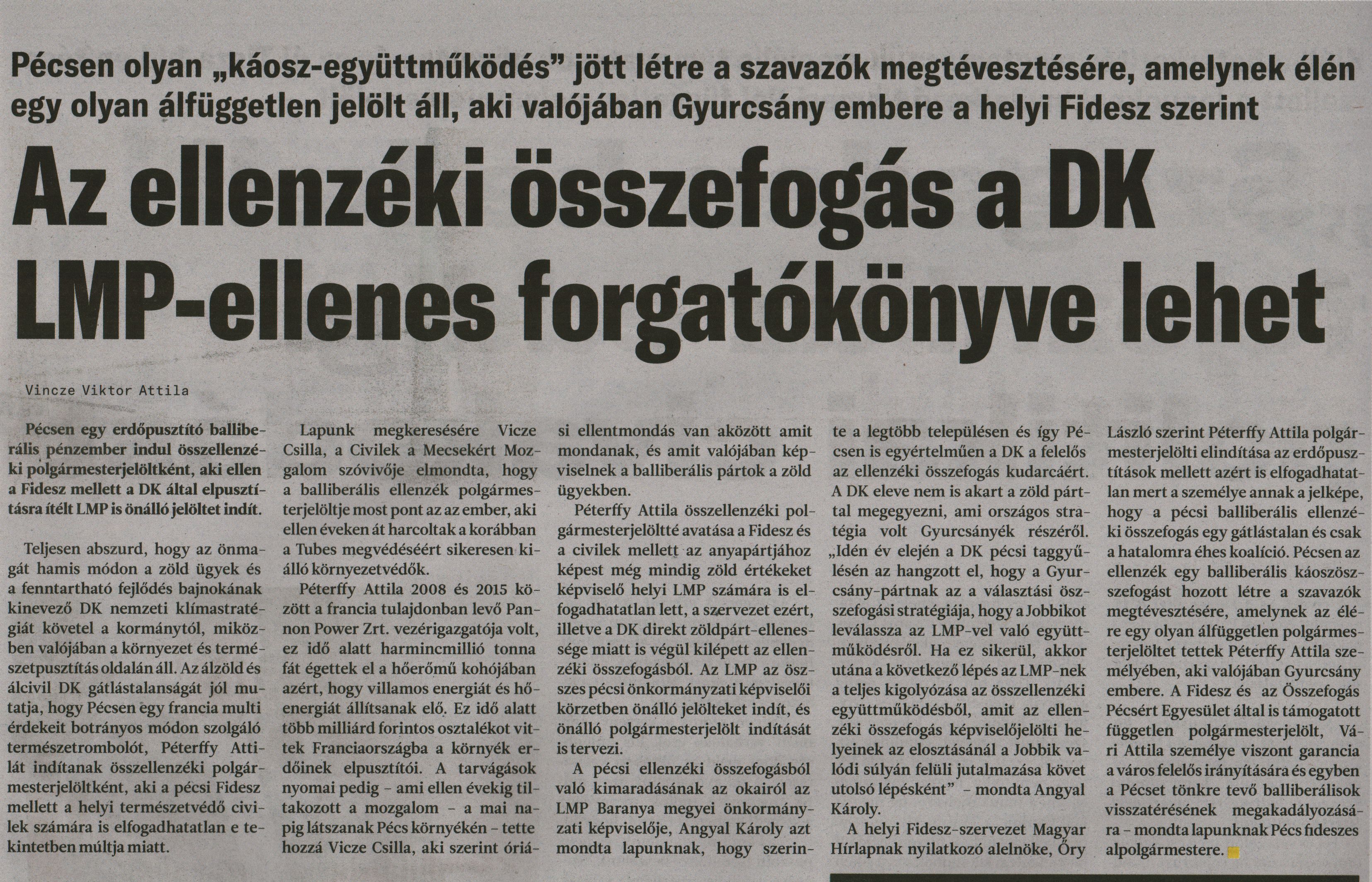 Az ellenzéki összefogás a DK LMP-ellenes forgatókönyve lehet