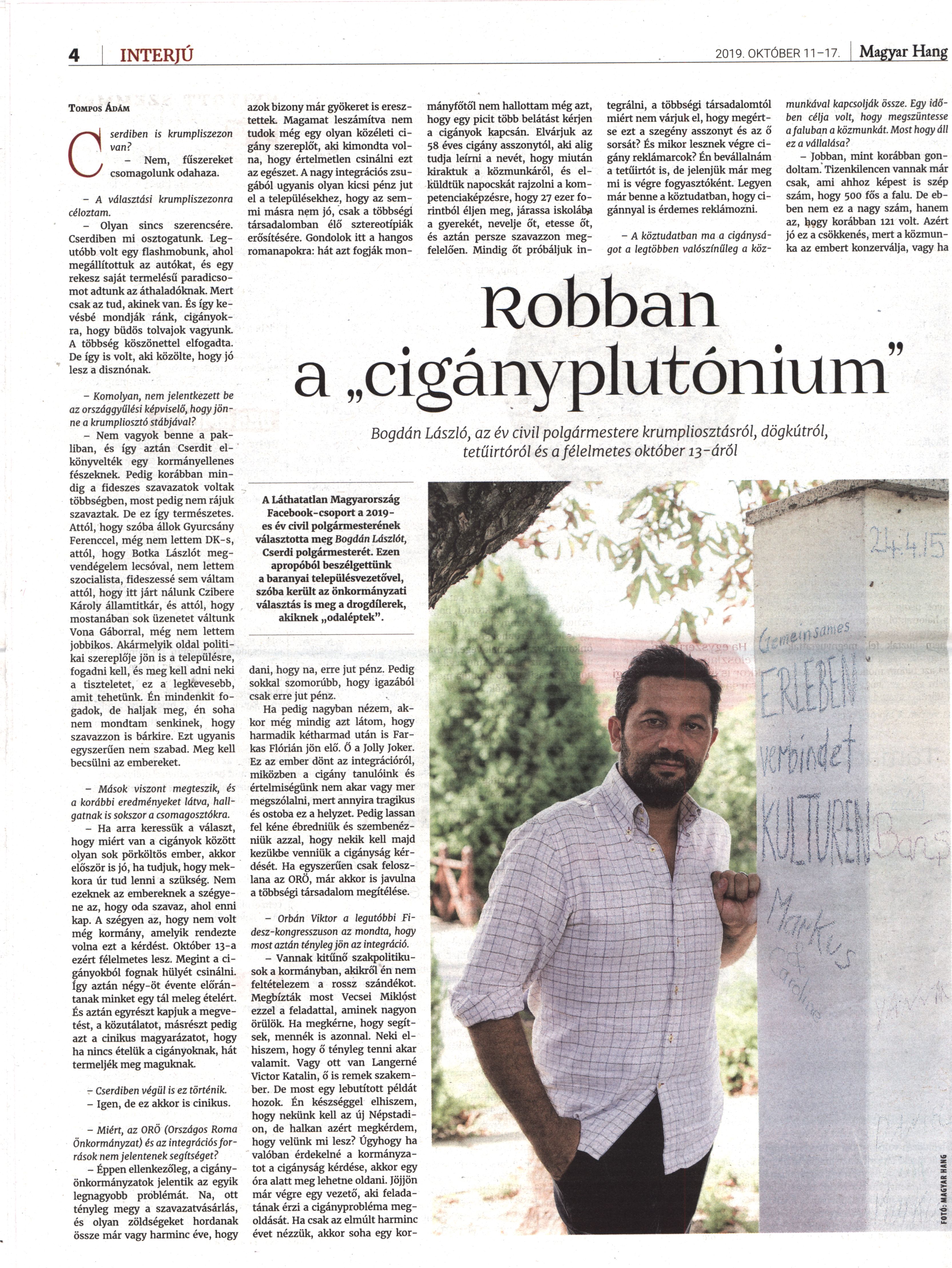 Robban a "cigányplutónium"