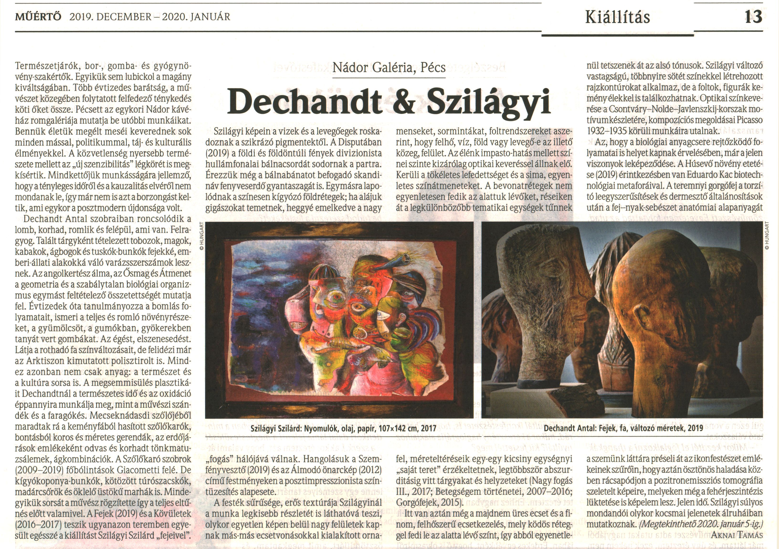 Dechandt & Szilágyi Nádor Galéria, Pécs