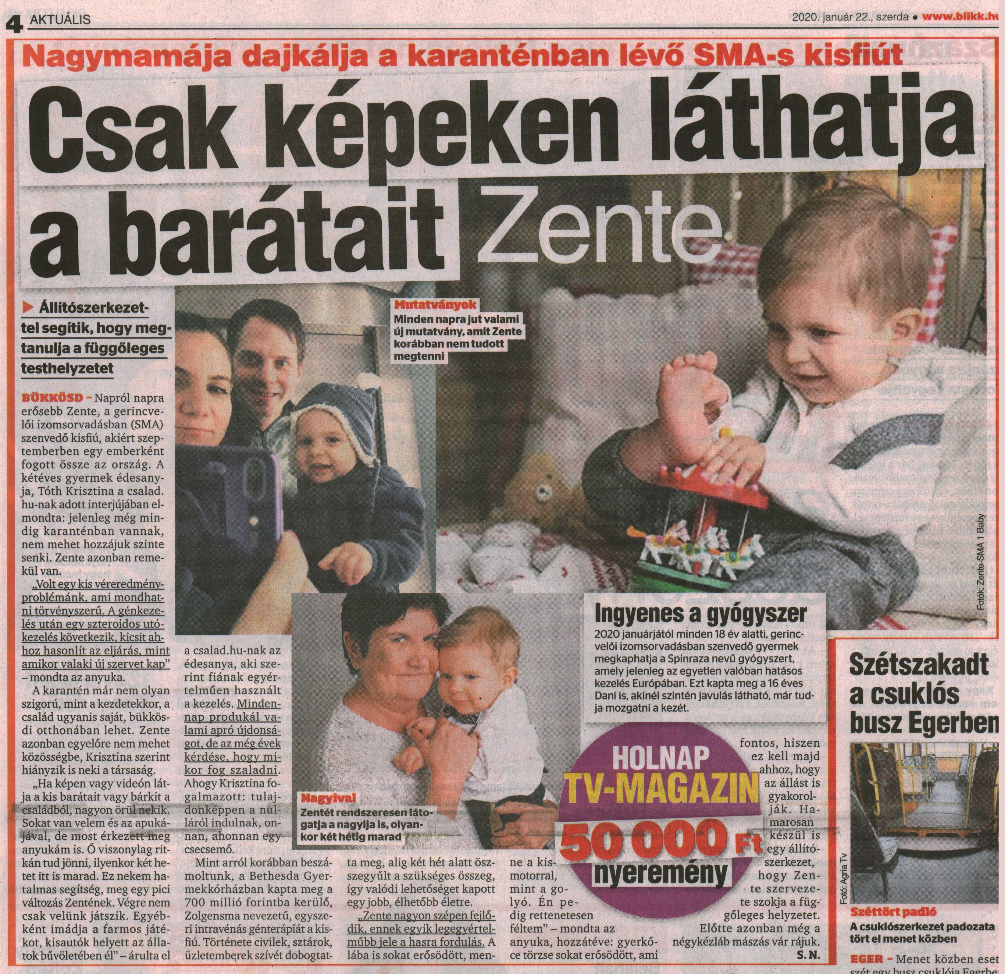 Csak képeken láthatja a barátait Zente