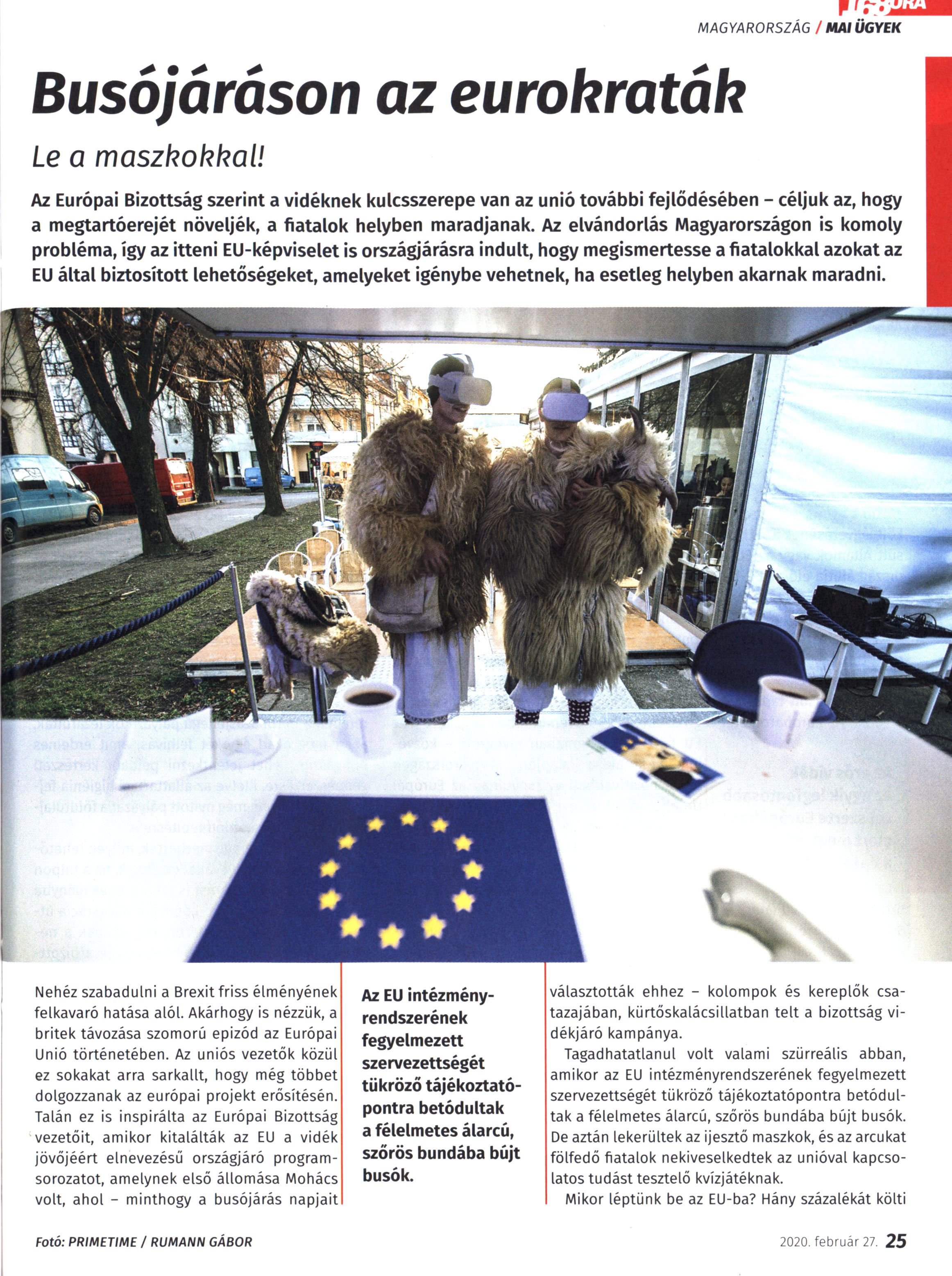 Busójáráson az eurokraták