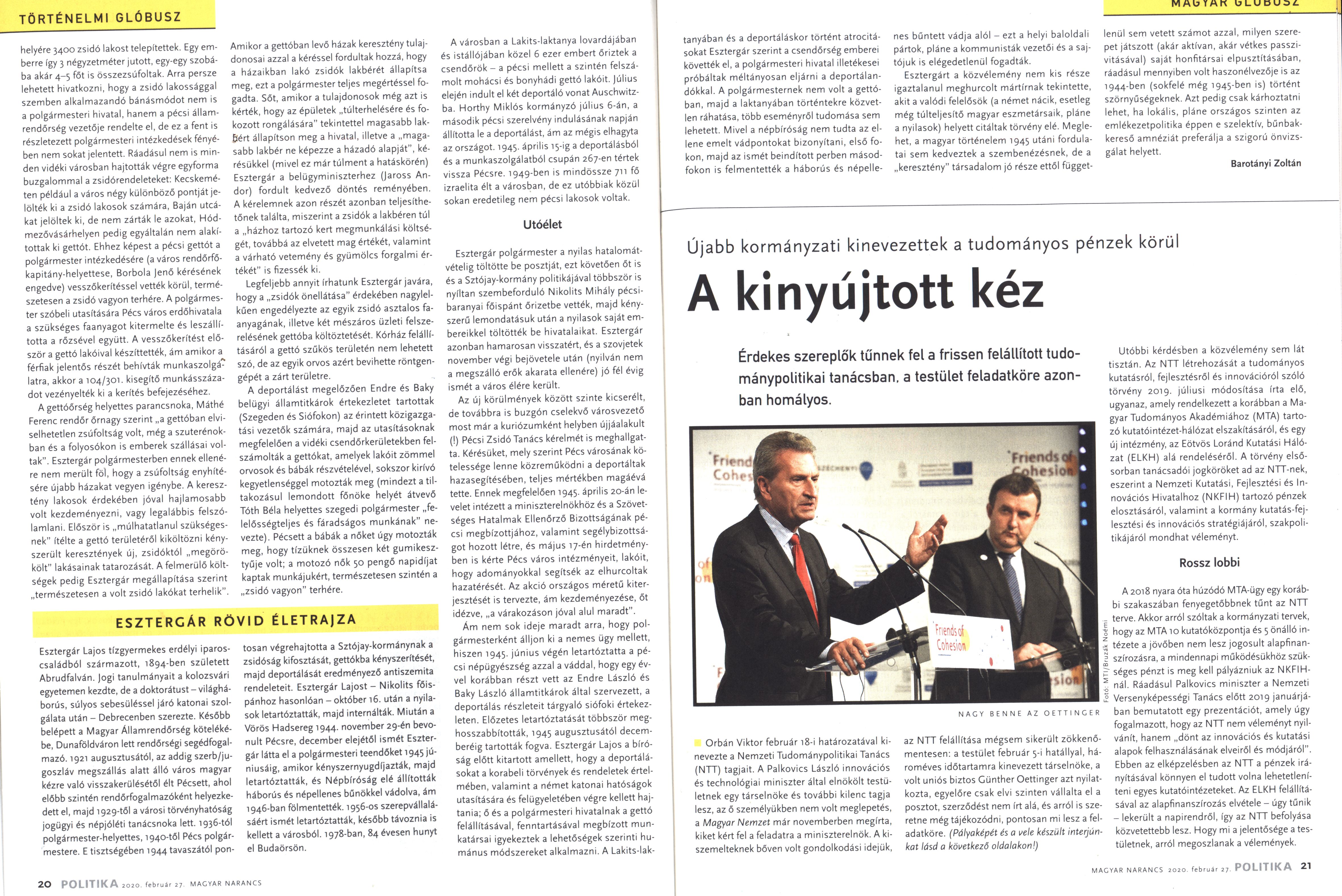 Emberségből elégtelen Az Esztergár-kultusz végnapjai