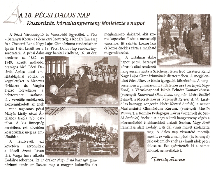 A 18. Pécsi Dalos Nap