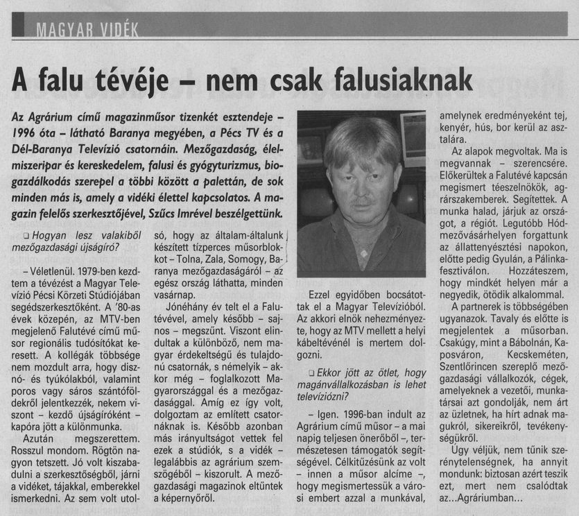 A falu tévéje - nem csak falusiaknak