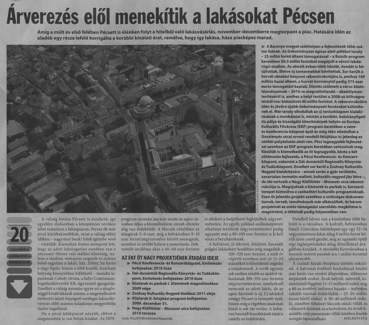 Árverezés elől menekítik a lakásokat Pécsen