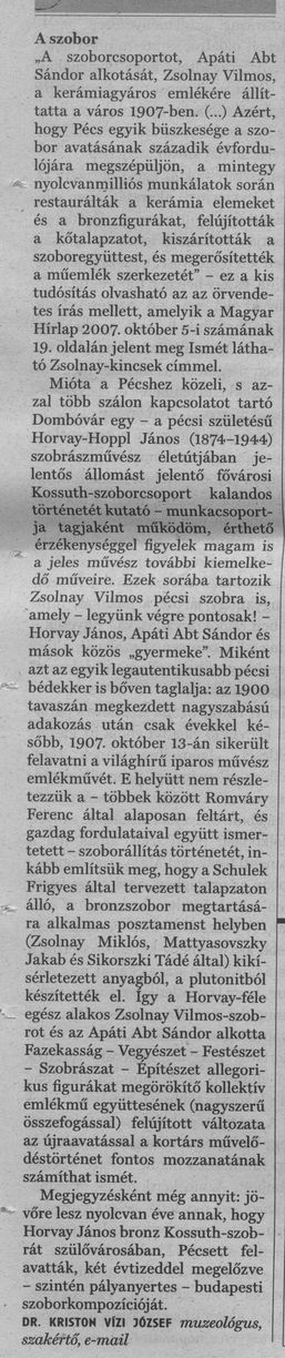 A szobor